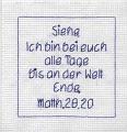 Matthaeus 28,20 Maren